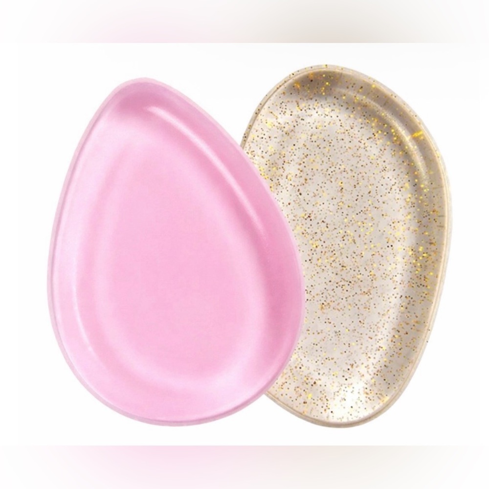 SiliJelly NWT Duo Silicone Makeup Applicator Duo - Gold & Pink